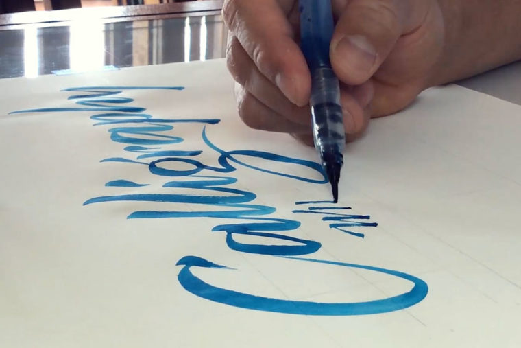Calligraphy with Brush 2