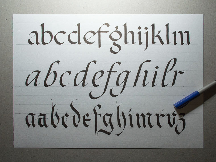 Flat Pen Letters 2