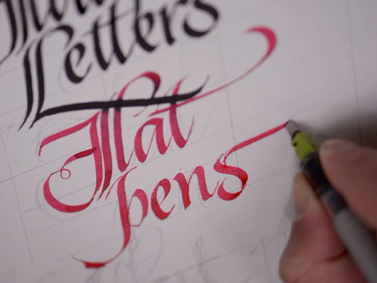 Flat Pen Letters 3